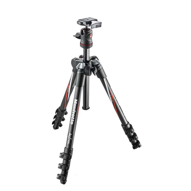 سه پایه مانفرتو Befree CF Tripod with Ball head ساخت شرکت مانفروتو از جنس آلمینیوم می باشد.خرید و بررسی سه پایه مانفروتو ازسایت و فروشگاه های نورنگار