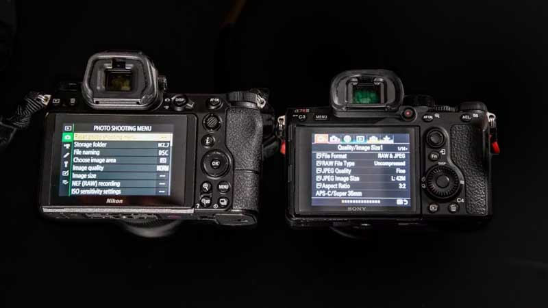 سونی A7R III و نیکون Z7