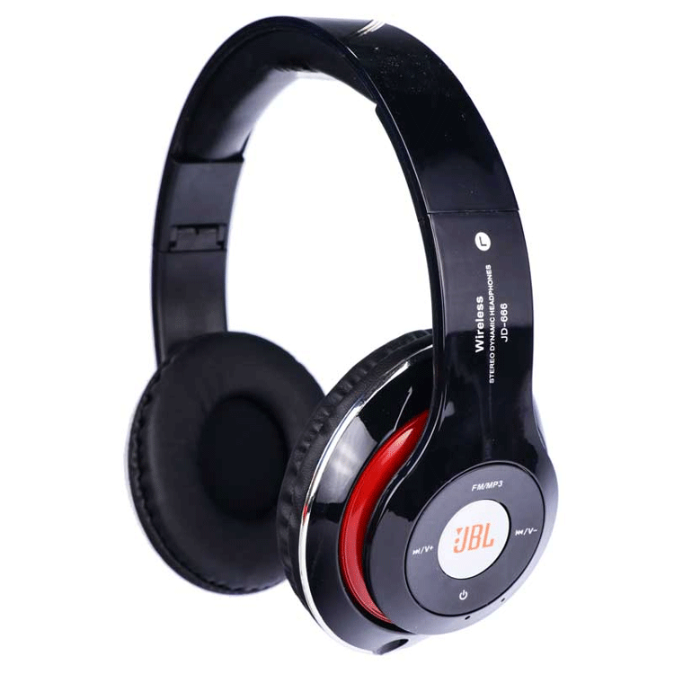 هدفون بلوتوثی JBL JD666 طرح هدفون اصلی، با کیفیت پایین تر و قیمت مناسب تر می باشد.امکانات مختلفی روی این محصول بسیاری از نیاز های ما را رفع می کنند