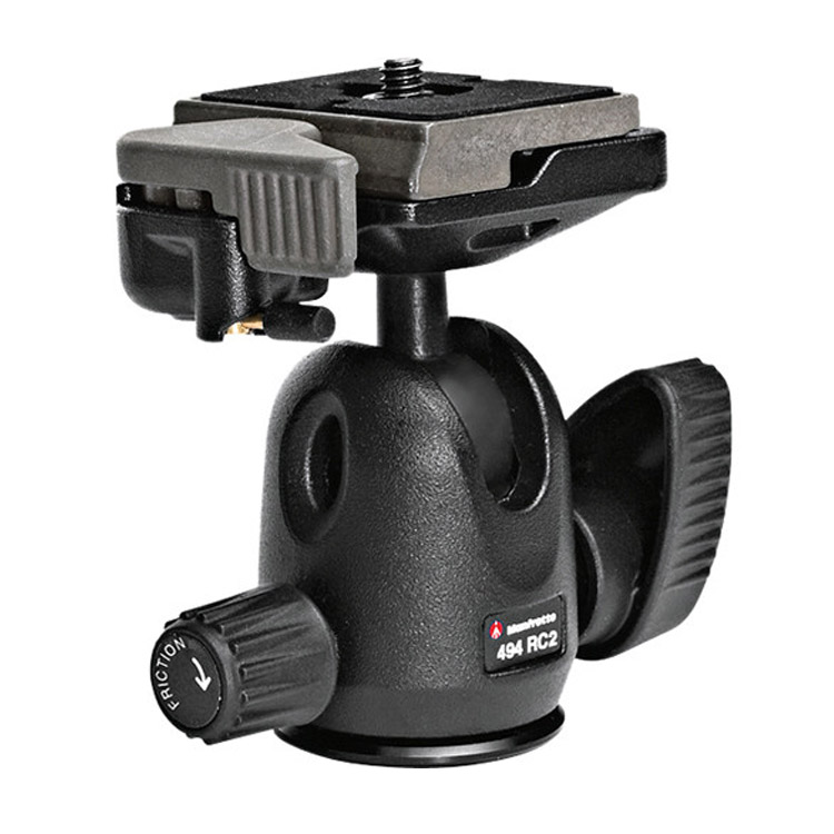 بال هد manfrotto rc2 494یک بال هد عمومی برای سه پایه و تک پایه با تحمل وزن 6 کیلو گرم و چرخش 360 درجه مناسب برای عکاسی، مشاوره آنلاین نورنگار