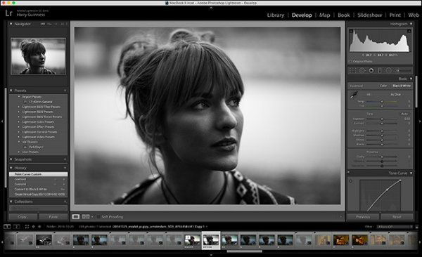 ادیت عکس در لایت روم