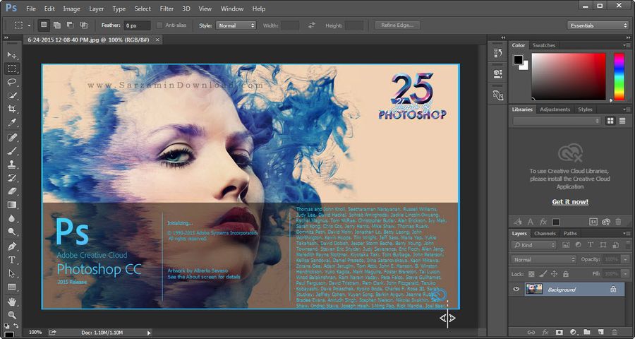 تغییر رنگ در فتوشاپ