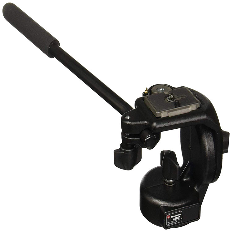 هد مانفروتو Manfrotto 128RC QR با تحمل ورزن 4 کیلوگرم،حداکثر ارتفاع 11.5 سانتی متر و وزن 1کیلوگرم مشاهده و خرید از نورنگار