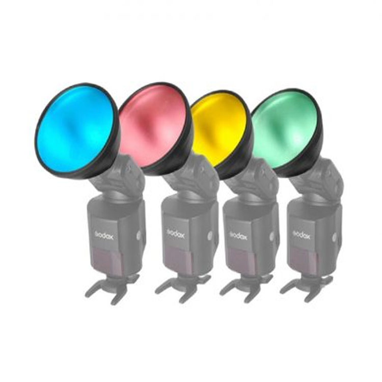 فیلتر رنگی و گرید گودکس GODOX AD-S11 یک پک ژل رنگی برای استفاده بر روی فیلترهای رنگی از برند گودوکس است که شامل رنگ های صورتی، زرد، آبی و سبز میباشد