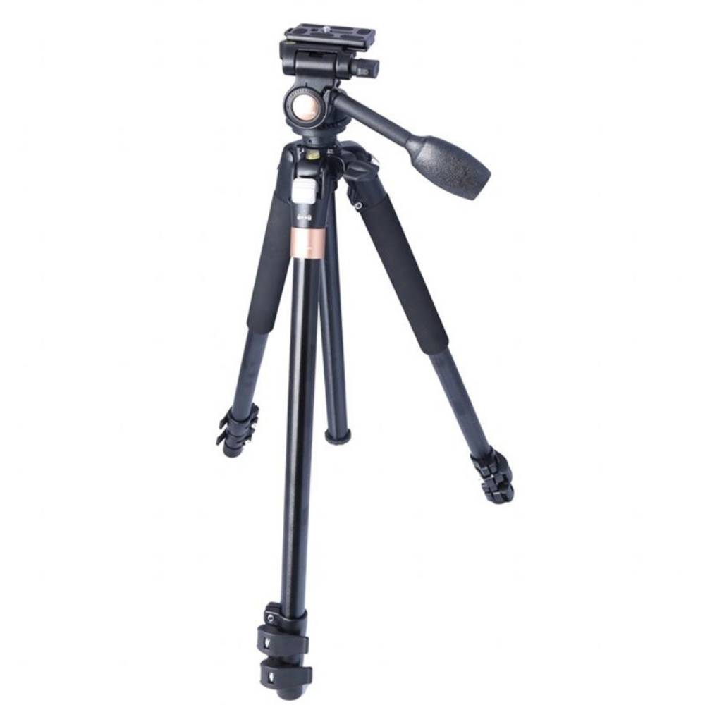 سه پایه Beike q404 Tripod دست دوم یک سه پایه کربنی مناسب برای عکاسی ، دارای پن هد. ضمانت سلامت کالا | امکان خرید حضوری و آنلاین 0217356