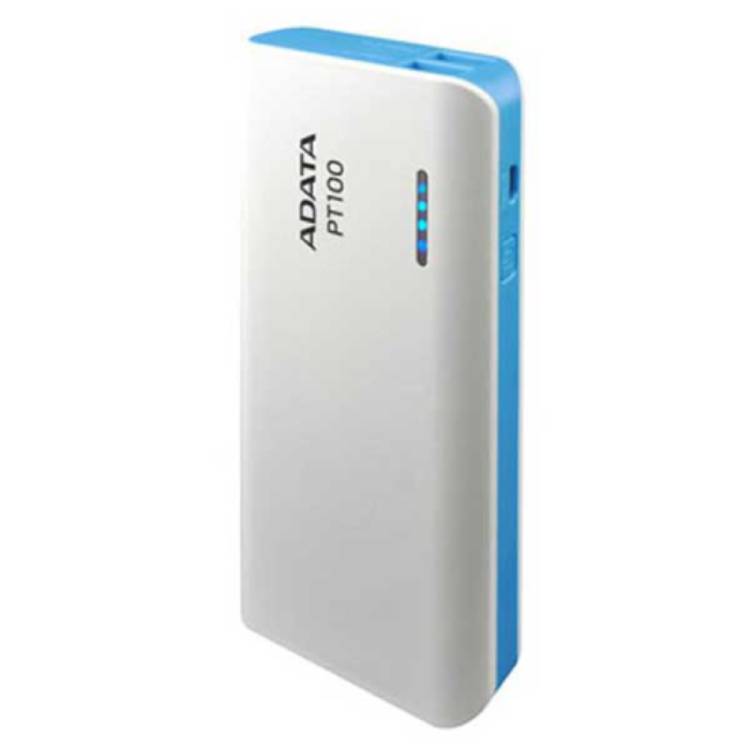 پاوربانک ای دیتا ADATA PT100 1000mAh Power Bank-white این پاور قابلیت شارژ ایمن و بدنه مقاوم در برابر لکه و اثر انگشت، خط و خش و سر خوردن دارد.
