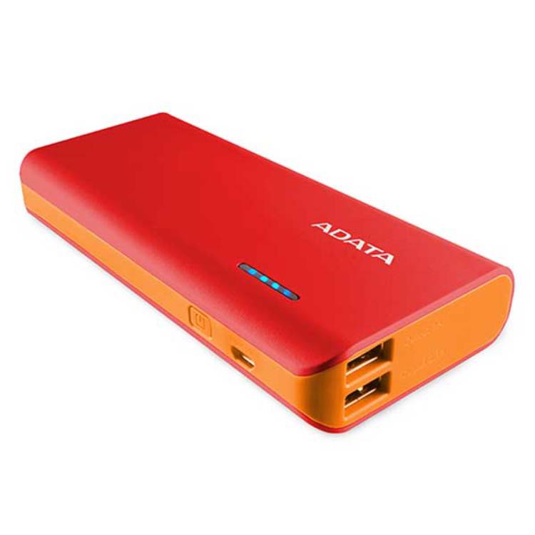 پاوربانک ای دیتا ADATA PT100 1000mAh Power Bank-red