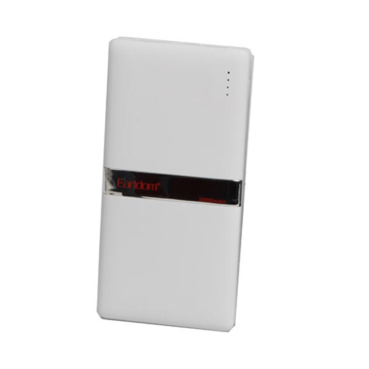 پاور بانک اردلم PB-10 white قابلیت اتصال و شارژ دو دستگاه به طور همزمان – دارای چراغ قوه – محافظت شده در برابرافزایش ولتاژ، جریان و دما