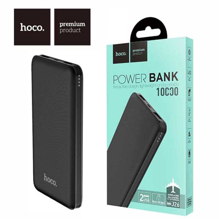 پاور بانک هوکو Hoco J26 10000mAh Power Bank-black