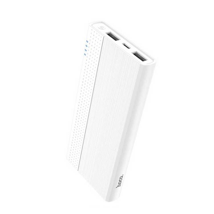 پاور بانک هوکو Hoco J33 10000mAh Power Bank این پاور یک درگاه ورودی میکرو یو اس بی و یک درگاه تایپ سی برای شارژ کردن پاور بانک به همراه خود دارد.