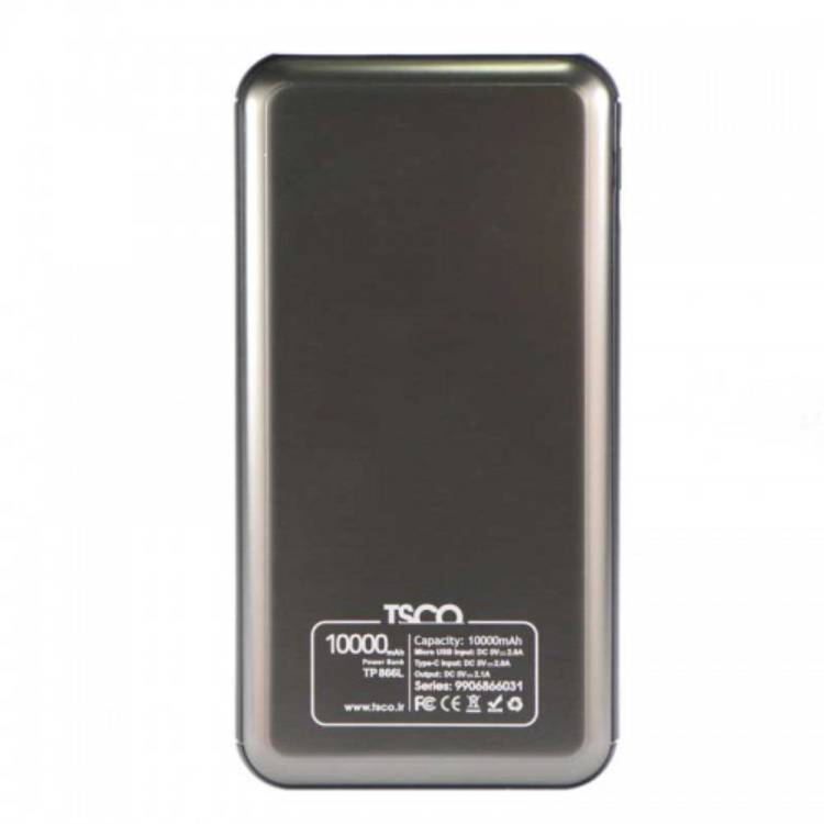 پاور بانک تسکو TSCO TP 866L 10000mAh Power Bank