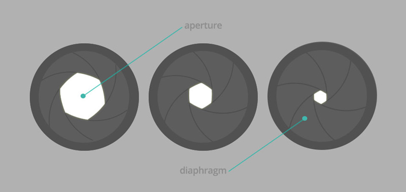 تفاوت دیافراگم باز و دیافراگم بسته در عکاسی