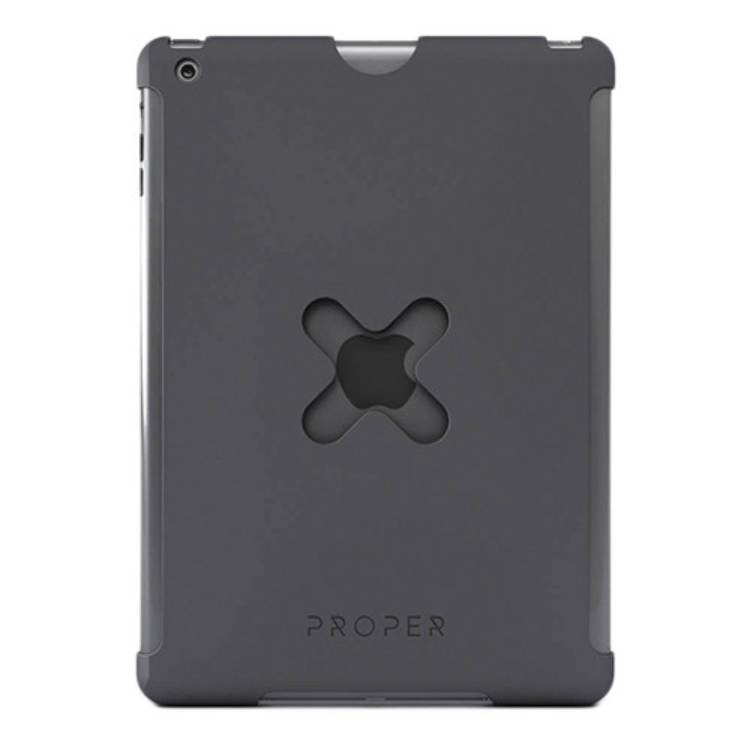 محافظ سیلیکونی آی پد Tether Tools WSCA1GRY X Lock Case for iPad, Wallet ipad Case Air طراحی ظریف و وزن سبک که محافظ در برابر ضربه محکم و ناگهانی است.
