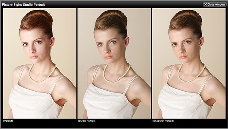 سبک تصویر کانن