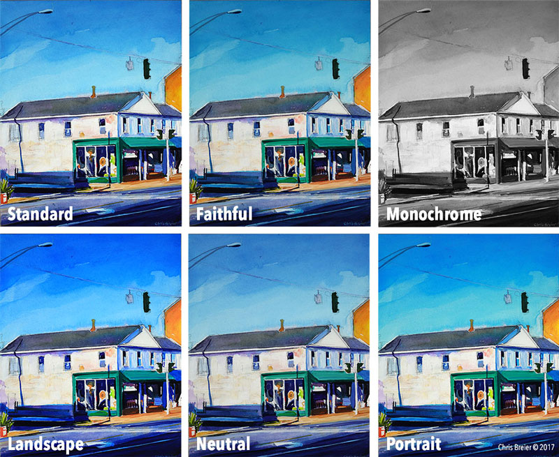 تنظیمات پیشفرض کانن