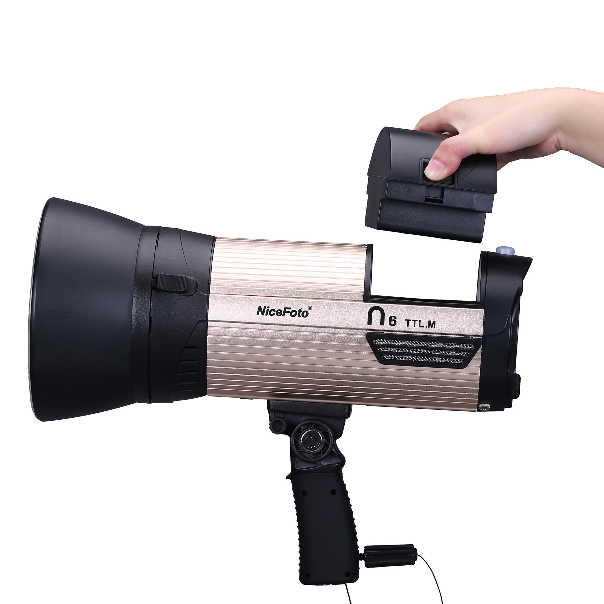 فلاش پرتابل نایس فوتو NICEFOTO K6 600WS TTL.M