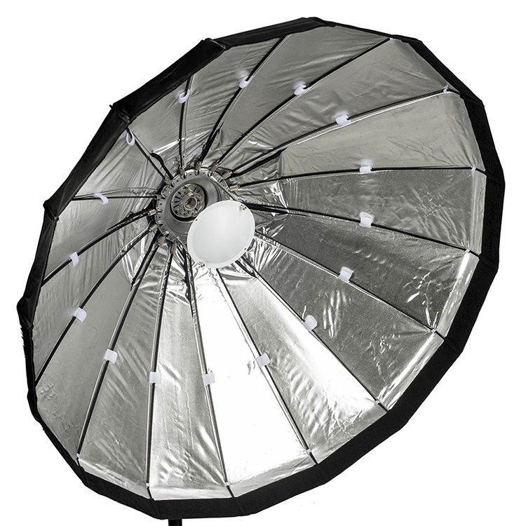 بیوتی دیش دریم لایت Dream Light Beauty Dish Silver 60 cm | بیوتی دیش دریم لایت باعث ایجاد نور نرم و کریسپ وایجاد کنتراست و بافت در عکس میشود.خرید در نورنگار