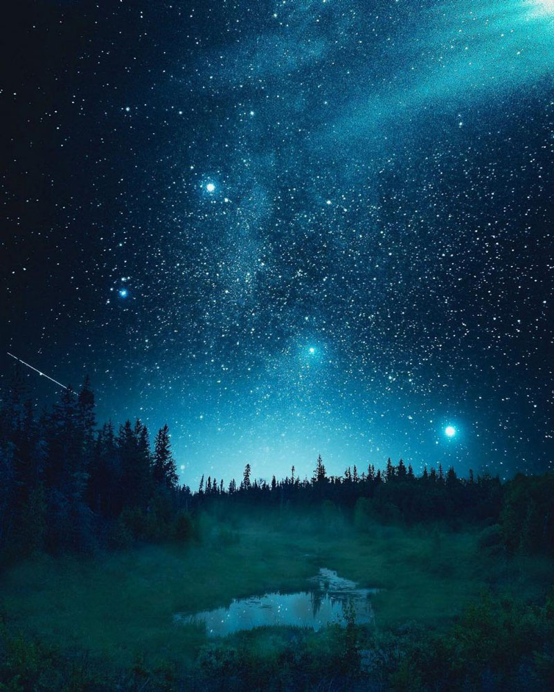 عکاسی از منظره شب