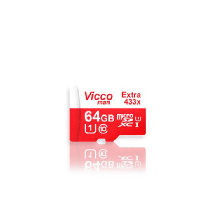 قیمت + مشخصات کارت حافظه ویکومن Vicco Man Micro SD 433X 64GB + ضمانت سلامت کالا | مشاوره رایگان و ثبت تلفنی - 0217356 ⭐ خرید مموری کارت با بهترین قیمت