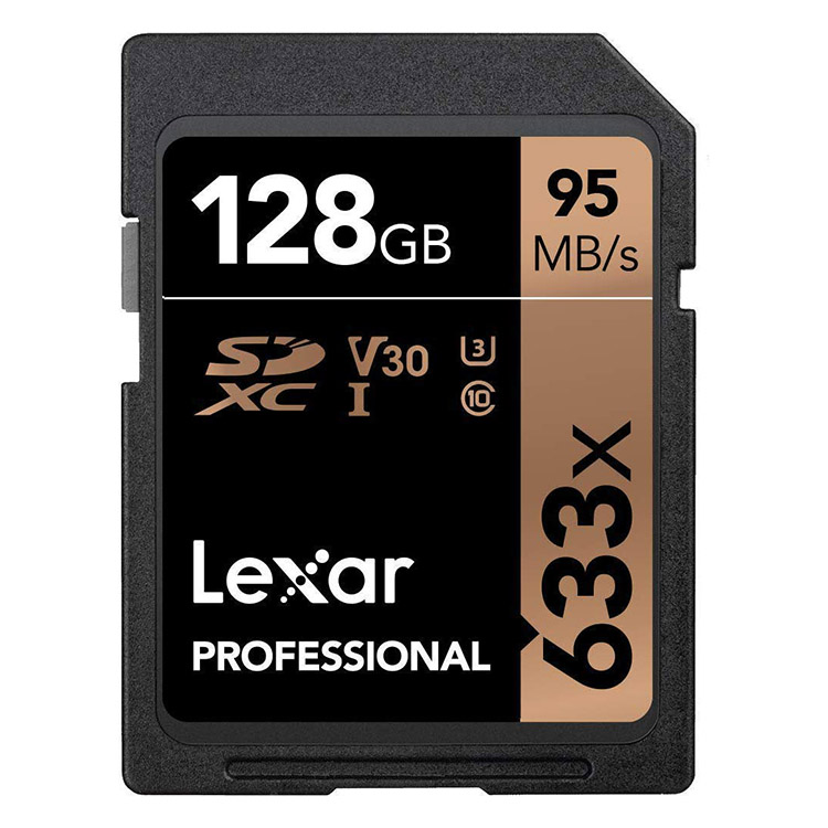 کارت حافظه لکسار Lexar SD 633X 128GB U3