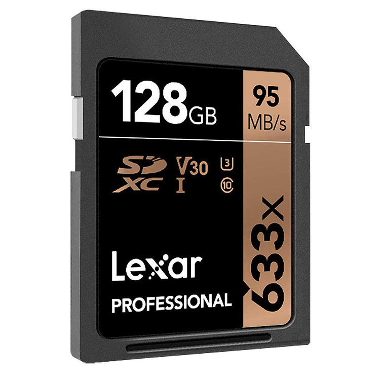 کارت حافظه لکسار Lexar SD 633X 128GB U3