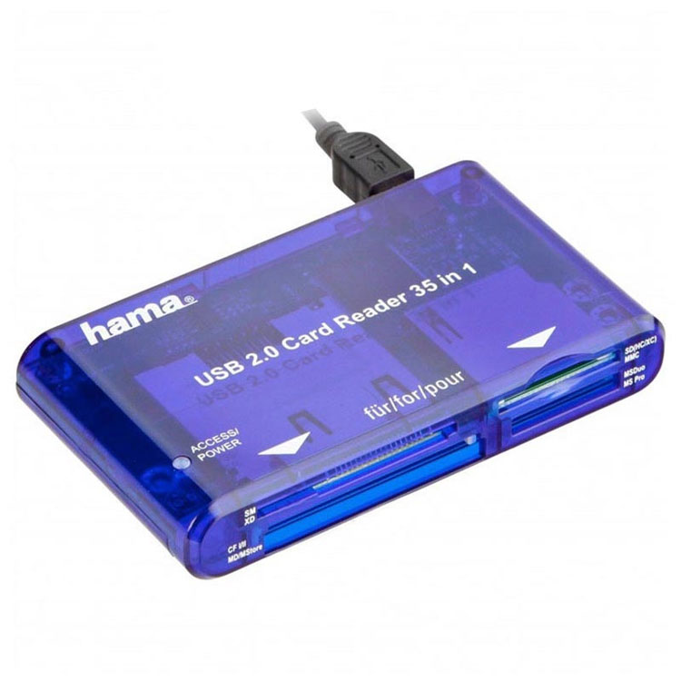 رم ریدر هاما Hama USB 2.0 Card Reader