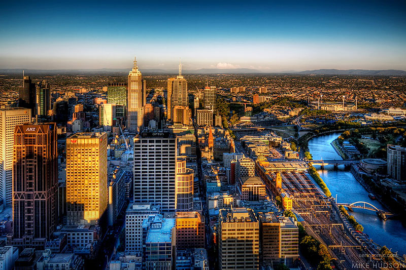 عکاسی معماری در ساعت طلائی