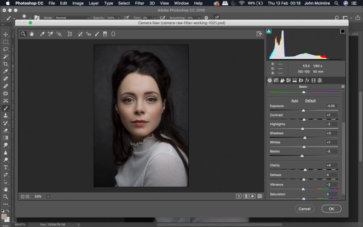 همیشه میتوانید فیلتر camera raw را روی تصویری که به پایان رسانده اید بارگیری کنید و ببینید که آیا اصلاحات کوچکی وجود دارد (مانند موارد موجود در اینجا) که به تصویر کمک کند یا خیر؟