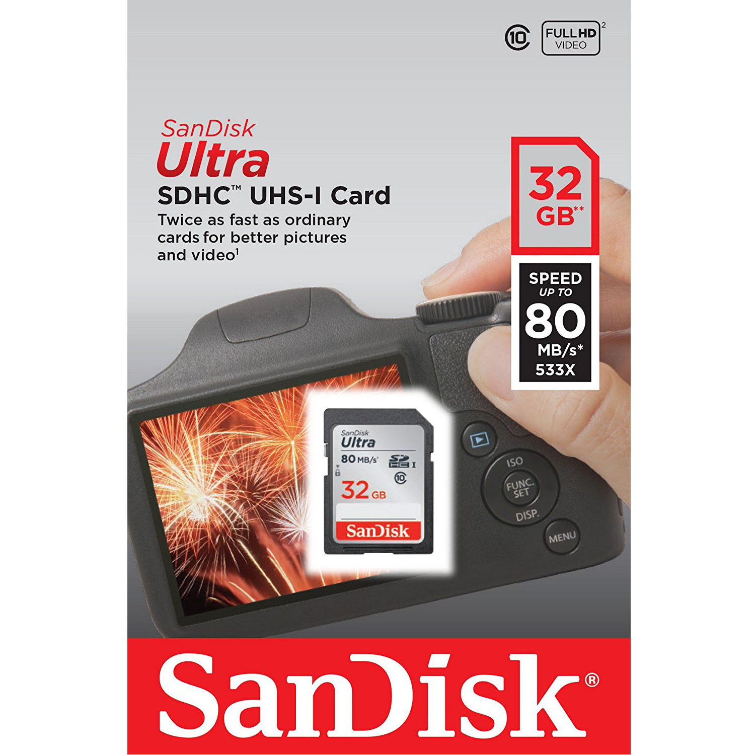 کارت حافظه سندیسک SanDisk 32GB Ultra SDHC 90MB/s