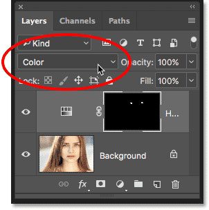 تغییر رنگ چشم در فتوشاپ