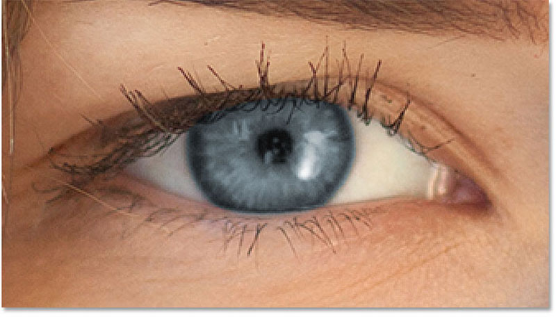 تغییر رنگ چشم در فتوشاپ