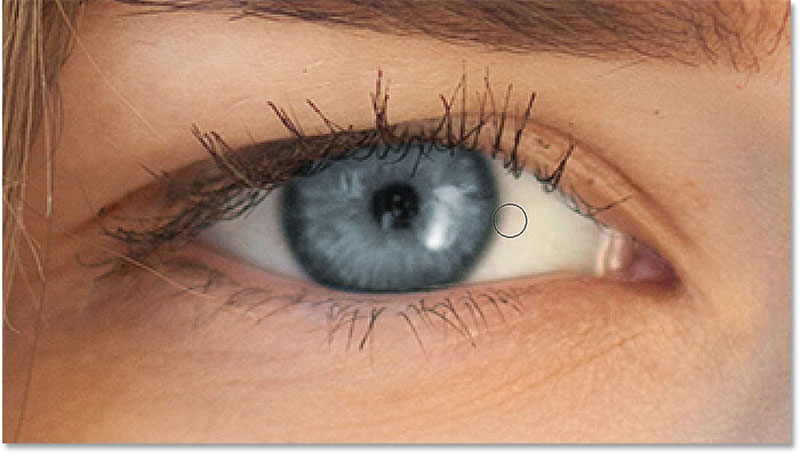 تغییر رنگ چشم در فتوشاپ