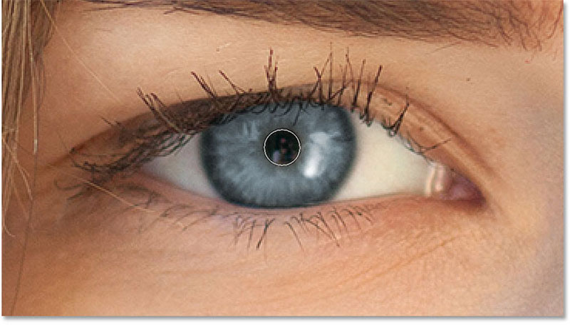 تغییر رنگ چشم در فتوشاپ