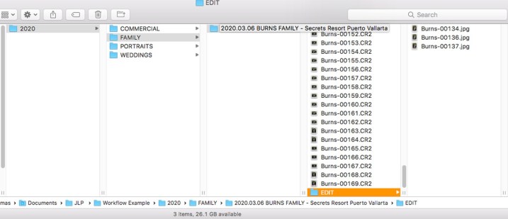 مدیریت فایل ها برای عکاسان