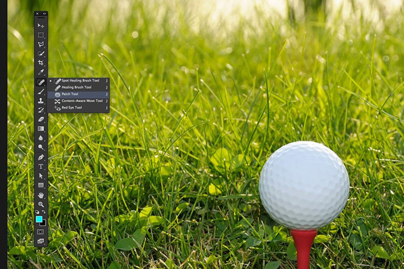 ابزار Patch فتوشاپ