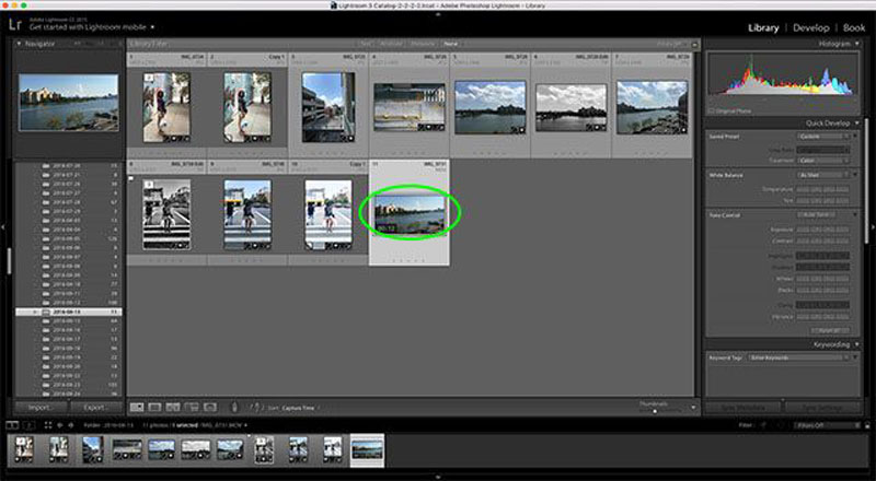ادیت ویدیو در لایتروم