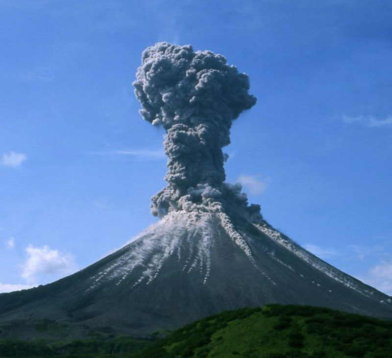 عکاسی از آتش فشان