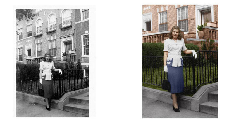 رنگی کردن عکس های قدیمی در فتوشاپ