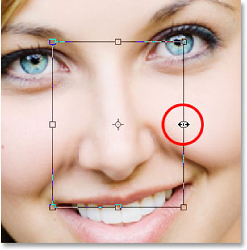 ادیت بینی در فتوشاپ