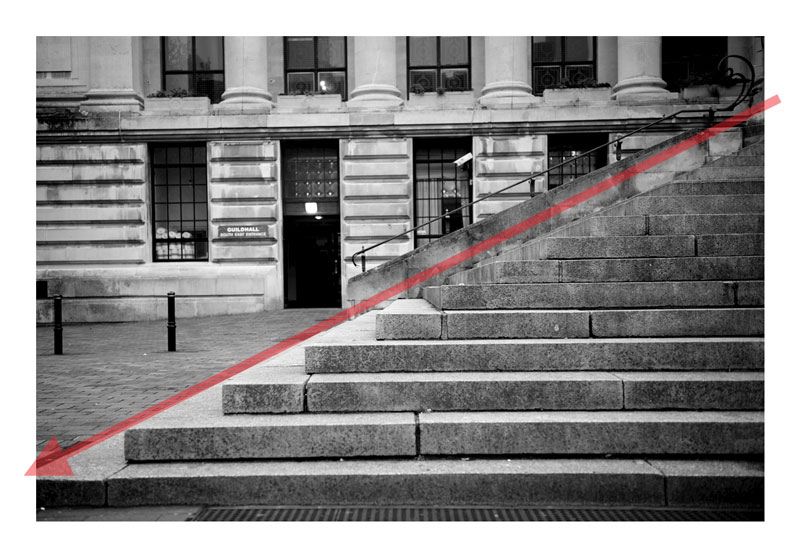 خطوط مورب در عکاسی