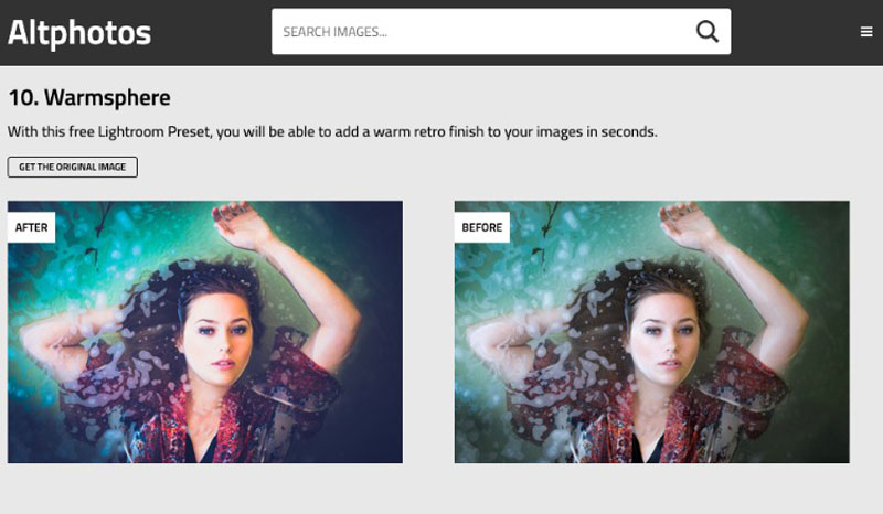 تنظیمات پیش فرض لایتروم