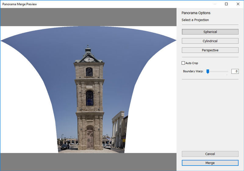 پانوراما در لایتروم