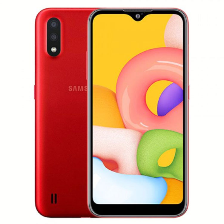 ارسال رایگان ⭐ گارانتی + تحویل سریع | مشخصات فنی + بهترین قیمت برای خرید گوشی سامسونگ Galaxy A01 16GB قرمز ⭐ مشاوره رایگان و تخصصی 0217356
