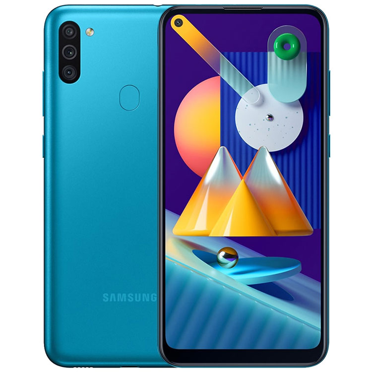 ارسال رایگان ⭐ گارانتی + تحویل سریع | مشخصات فنی + بهترین قیمت برای خرید گوشی سامسونگ M11 32GB آبی ⭐ مشاوره رایگان و تخصصی 0217356
