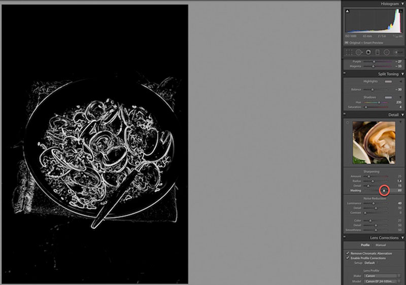 ویرایش عکاسی از غذا