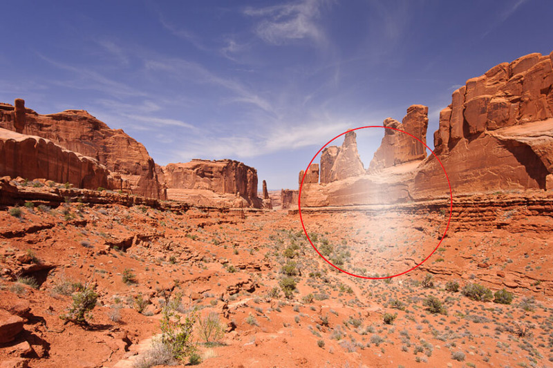 تشخیص گرد و غبار روی سنسور