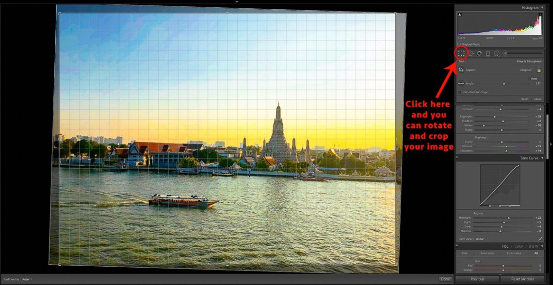 ادیت عکس در لایت روم