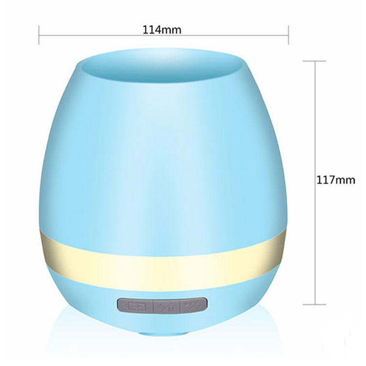 اسپیکر بلوتوث گلدانی آبی دیتاکی با قابلیت پیانو DataKey Bluetooth Speaker