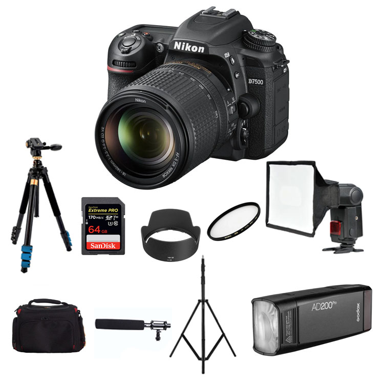 دوربین نیکون Nikon D7500 +کیت مخصوص فضای خارجی