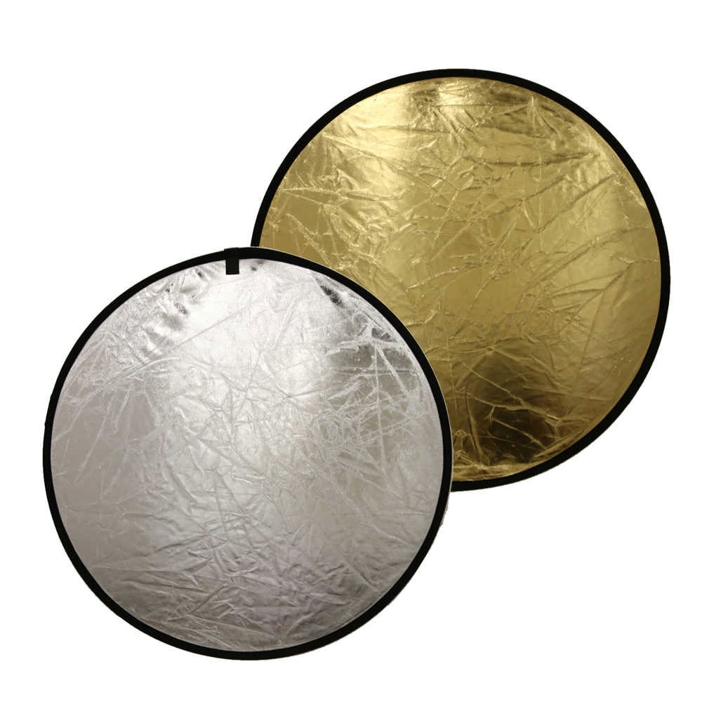 ارسال رایگان ⭐ تحویل سریع | مشخصات فنی + بهترین قیمت برای خرید رفلکتور طلایی و نقره ای Reflector 80cm 2 Layer ⭐ مشاوره رایگان و تخصصی 0217356
